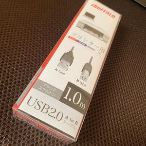 iBUFFALO USB2.0ケーブル1.0m ブラックスケルトン BSUAB210BS @3888