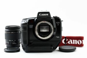 4223 【良品】 Canon EOS 5 35mm SLR Film Camera / 28-80mm F3.5-5.6 W キヤノン AFフィルムカメラ AFズームレンズ 1006