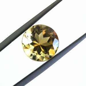 【1円新品】6.95ct 2ピース VS-VVS等級 天然ゴールデンシトリン ｜本物保証｜中宝研ソーティング対応｜【価額交渉 有】