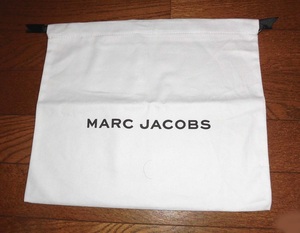 MARC JACOBS マークジェイコブス 保存袋 保管袋 布袋 巾着 ホワイト 320㎜X270㎜ 未使用品