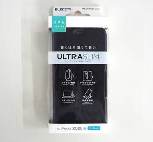 ELECOM エレコム ウルトラスリム 手帳型ケース for iPhone 2020 秋 5.4inch/iPhone12 第14世代 P1-00 未開封品