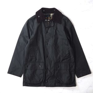 4-CL018【美品】バブアー Barbour ビデイル ワックス コットン オイルド ジャケット オリーブ 34 正規品 メンズ