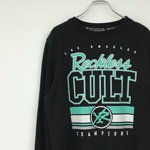 Young & Reckless ロサンゼルス CULP グラフィック スウェットシャツ XLサイズ ブラック ストリート