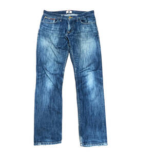 HILFIGER DENIM トミーヒルフィガー デニムパンツ ジーンズ 32 ジップフライ メンズ A14