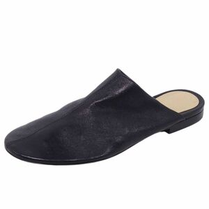 未使用 ボッテガヴェネタ BOTTEGA VENETA サンダル ミュール DOT SLIPPER ドット ソックススリッパ シューズ 37 黒 cf10mr-rm10f11831