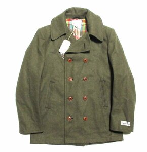 新品 米国製/steven alan×WOOLRICH/MOW08WN/スティーブンアラン×ウールリッチ/Pコート/ピーコート/M/USA/アメリカ