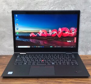 1円～ ●LENOVO ThinkPad X1 Yoga (3rd Gen) / Core i5 8250U (1.60GHz) / メモリ 8GB / NVMe SSD 256GB / 14型 WQHD / Win10 Pro 64bit