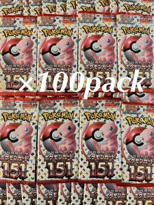 pokemon card 151/ポケモンカード151　100pack （11）