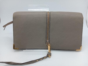 Chloe 03.14.9.65 フラップ長財布 グレー系 クロエ