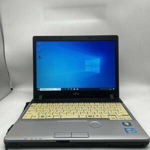 Win10/FUJITSU/LIFEBOOK P771/第2世代 Core i5/メモリ 2GB/HDD 160GB /12.1インチ/線LAN/5