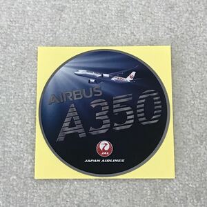 JAL AIRBUS A350 ステッカー 　日本航空 エアバス シール 非売品 就航記念　④