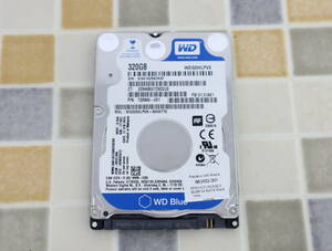 ∠ 中古 HDD｜2.5インチ 内蔵型｜WD WD3200LPVX HDD｜320GB SATA フォーマット済■O2384