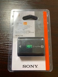 【新品未開封品】SONY(ソニー) カメラ用バッテリー リチャージャブルバッテリーパック NP-FZ100