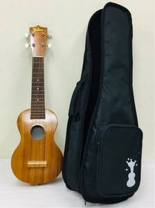 フェイマス ウクレレ　FAMOUS UKULELE ソプラノウクレレ FS-5G ソフトケース付 弦楽器 KIWAYA MUSICAL Famous Ukulele 