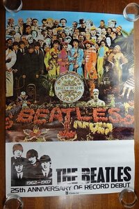 長◇PX001/B2判ポスター/BEATLES/Sgt. Peppers Lonely Club Hearts Band/25周年ポスター/