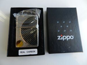 ◆ZIPPOジッポー オイルライター CFムーンSV REAL CARBON / MADE IN U.S.A 2008年製ケース付/喫煙具◆HS