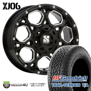 4本セット XTREME-J XJ06 16x7.0J 10/100/114.3 +42/50 GBM BFGoodrich TRAIL-TERRAIN T/A 225/75R16 ホワイトレター デリカD5リフトアップ