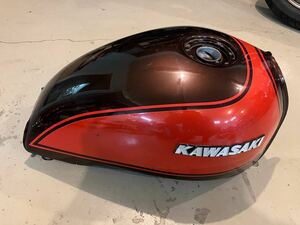 ☆KAWASAKI カワサキ ゼファー750 型式ZR750C タンク 塗装 火の玉カラー 内サビ有り 送料無料！ 北海道発