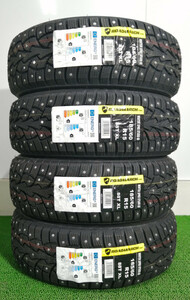 185/60R15 88T XL ROADMARCH WINTER XPRO STUDS68 新品 スパイクタイヤ （スタッドレス） 4本セット 2023年製 ※本州送料無料 N3055.