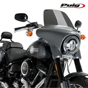 在庫あり Puig 21236F ハイロードスクリーン ツーリング SOFTAIL SPORT GLIDE FLSB (18-23)[ダークスモーク] プーチ スクリーン