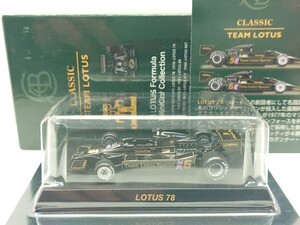 京商 1/64 ロータス78 #6 ロニー・ピーターソン クラッシック チーム ロータス F1 ロータスフォーミュラ ミニカーコレクション 24122