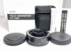 元箱付き シグマ TELE CONVERTER TC-1401 キヤノン