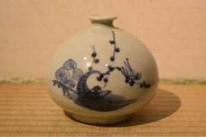 【GE】E7【コレクター所蔵品】時代 古伊万里小壺/日本美術 壷 花入 骨董品 時代品 美術品 古美術品 