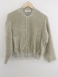 ◇ Ray BEAMS レイビームス ボア 長袖 ブルゾン ライトグレー系 レディース P