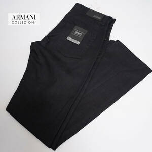 ②レアアイテム 新品未使用 ARMANI COLLEZIONIアルマーニコレツィオーニ ブルーデニム 32インチ Mサイズ ジーンズ スリムストレート