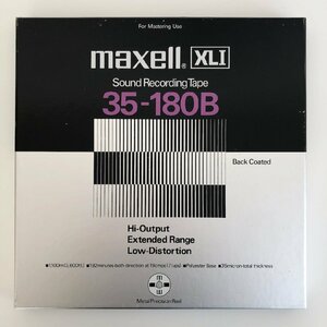 オープンリールテープ 10号 MAXELL 35-180B XLⅠ メタルリール MR-10 XL1 元箱付き 使用済み 現状品