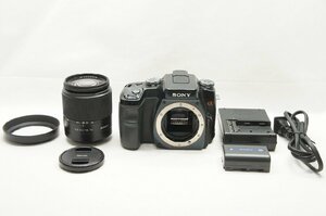 【アルプスカメラ】SONY ソニー α100 DSLR-A100K ズームレンズキット (DT 18-70mm F3.5-5.6) デジタル一眼レフカメラ 221215d