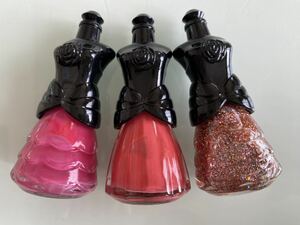 ANNA SUI アナ スイ　ラメネイル　マニキュア　3本セット　ピンク