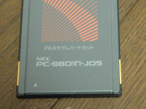 送料最安 \140　PC01：ジャンク品　FAXモデムカード NEC PC-9801n-J05　カードのみ