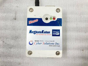 ●Cyber Solutions NetSkateKoban Nano ネットワーク管理・監視システム NK4-NANO-WB0AX-ES01-C　ACアダプター付き　中古品