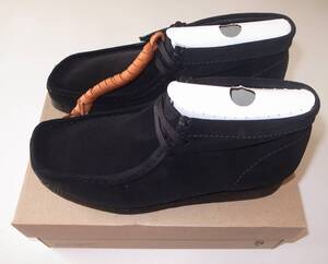 Clarks クラークス WALLABEE BOOT ワラビー ブーツ black UK7.5 25.5cm