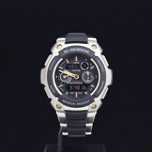 1円～ 超美品 CASIO カシオ G-SHOCK MT-G MTG-1500-9AJF SS・樹脂 メンズ 電波ソーラー 黒文字盤 箱 定価5.8万