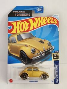 HOT WHEELS TRANSFORMERS BUMBLEBEE GOLD 9/10 1:64 海外 即決