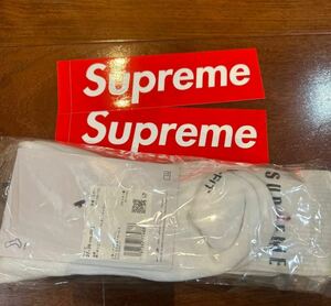 Supreme x Jordan Crew Socks White シュプリーム ジョーダン　靴下　白　27〜29 1足