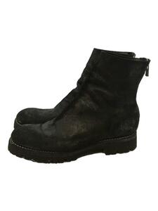 GUIDI◆ブーツ/42.5/BLK/レザー