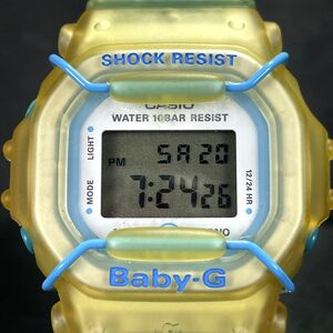 美品 CASIO カシオ　Baby-G ベビージー BG-360 腕時計 デジタル クオーツ カレンダー 多機能 ラバーバンド 新品電池交換済み 動作確認済み