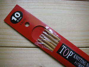 ○nai **№159　○○○　ＴＯＰ　編み針　５本針　１０号　短（15㎝）