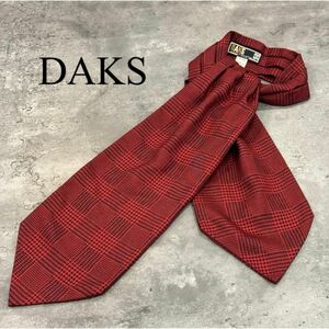 『DAKS』ダックス 千鳥柄リボン ネクタイ