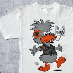 80s 90s CAGOU BIRD アメコミ キャラクター 反転 Tシャツ