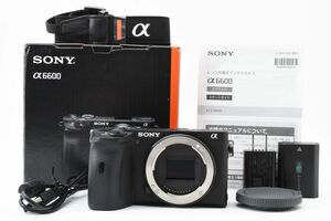 #z31★極上美品★ SONY ソニーα6600 ボディ ILCE-6600 シャッター数3000枚以下