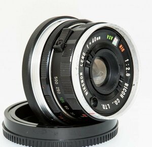 【改造レンズ】RIKENON 2.8/40mm 【RICOH 500GS】をSONY Eマウントレンズに改造　【ソニーFEマウントレンズ】