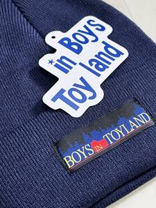 【新品】Boys In Toy Land ボーイズ イン トイ ランド【BIT-23FW-601 CITY LOGO BEANIE】シティロゴ ビーニー ネイビー