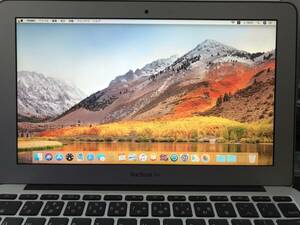 【ジャンク】Apple MacBook Air A1370 Late 2010(11インチ)/CPU:Core2Duo 1.4GHz/メモリ:2GB/SSD:64GB/OS:High sierra10.13.6