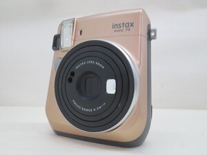 ★FUJIFILM Instax mini70 インスタントカメラ ゴールド チェキ フジフィルム インスタックス ミニ USED 12855③★！！