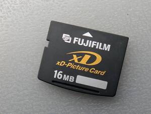 FUJIFILM xD-Picture Card 16MB 富士フイルム xDピクチャーカード メモリーカード デジカメ 動作確認済み