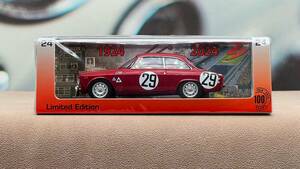 スパーク SPARK 1/43 アルファロメオ Alfa Romeo 1600 GTA 2nd Spa 24h 1966 #29 100SPA09 100th Anniversary collection Limited324